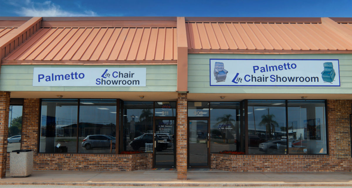 Palmetto Lift Chair Showroom store front.